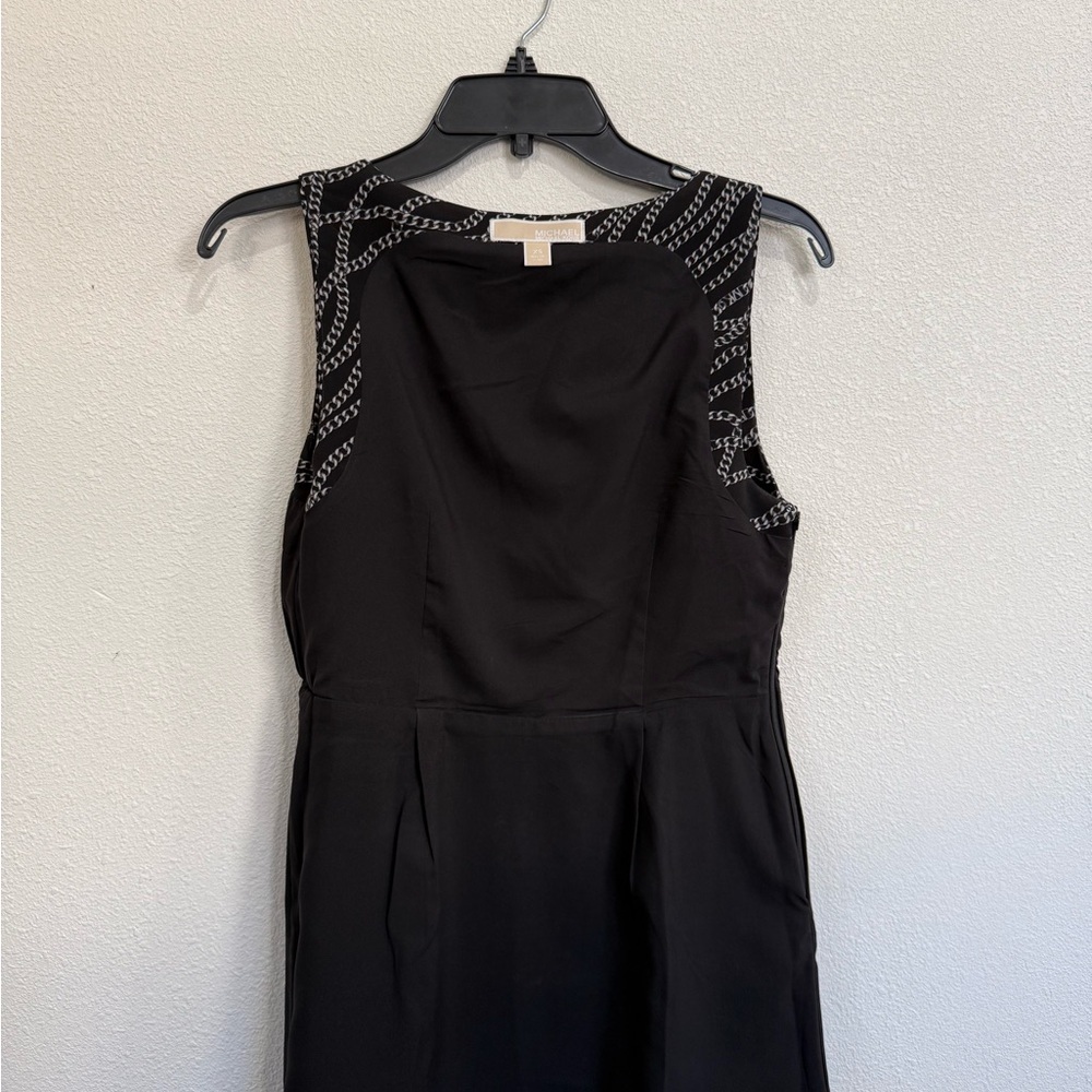 MICHAEL KORS Status Print Stretch Twill Mini Dress size XSmall - Picture 11 of 12